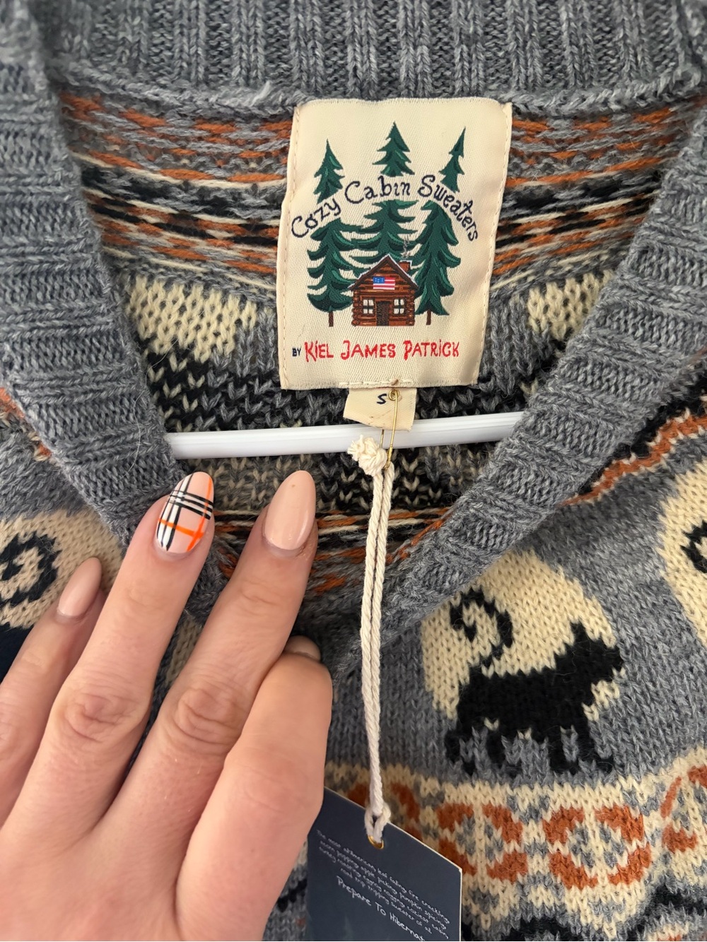 Kiel James Patrick Black Cat Halloween Sweater - Picture 3 of 5